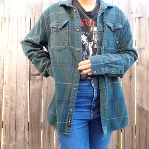 Men’s Vans Button Up Flannel Shirt